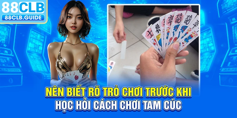 Nên biết rõ trò chơi trước khi học hỏi cách chơi tam cúc